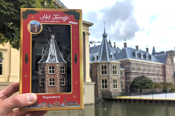 Torentje kerstbal - Den Haag